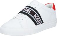 Karl Lagerfeld Tenisky bílá / červená / černá