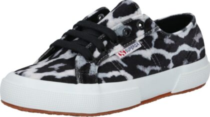 SUPERGA Tenisky 'Fan' černá / béžová / šedá