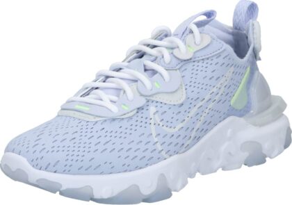 Nike Sportswear Tenisky 'React Vision' kouřově modrá / bílá / svítivě zelená