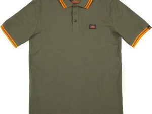 Alpha Industries Tričko Twin Stripe Polo II olivové XXL