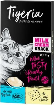 Tigeria Milk Cream Mix 8 x 10 g - Milk Cream jogurt a sýr