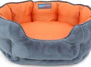 ThermoSwitch® Memory-Foam Santorini Pelíšek pro psy - oranžový - L: d 90 x š 70 x v 24 cm Platba dobírkou není možná