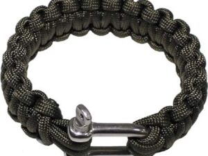 Náramek Paracord 2.3, kov. spona zelený L