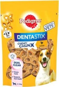 Pedigree Dentastix Chewy Chunx - výhodné balení: mini pamlsky hovězí 5 x 68 g (pro malé psy)