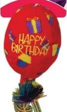 KONG Occasions Birthday Balloon - velikost M: D 9 x Š 9 x V 15 cm