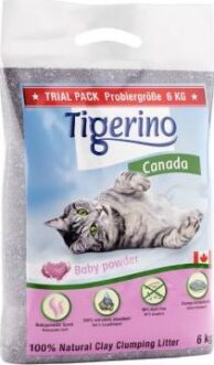 Kitten startovací set: Tigerino Canada + Savic toaleta - Tigerino Canada 6 kg + šedá toaleta