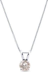 Přívěsek champagne diamant KLENOTA