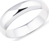 Masivní pánský prsten z bílého zlata KLENOTA