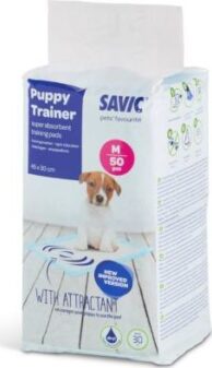 Savic Puppy Trainer vložky do psí toalety - Dvojbalení Medium: 2 x 50 kusů
