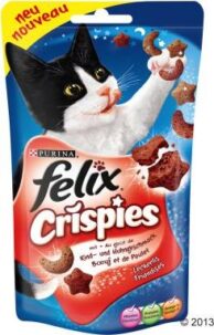 Felix Crispies - maso & zelenina (3 x 45 g)