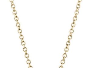 Zlatý náhrdelník se smaragdem ve tvaru srdíčka KLENOTA