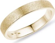 Zlatý pánský snubní prsten KLENOTA