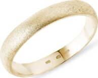 Moderní zlatý prsten pro muže KLENOTA