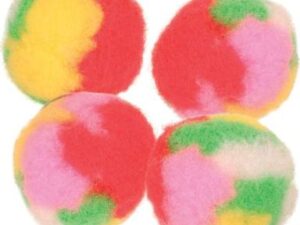 Trixie pomponové míčky - 4 kusy