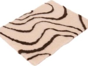 Deka pro kočky Vetbed® Isobed SL Wave, krémová/hnědá - D 100 x Š 75 cm