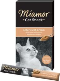 Miamor Cat Snack játrový krém - 6 x 15 g