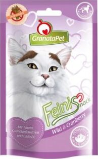 Granatapet Feinis pamlsek pro kočky - drůbeží & kočičí tráva (3 x 50 g)