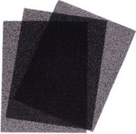 Univerzální filtr s aktivním uhlíkem - 3 kusy á D 20 x Š 15 x V 0,4 cm