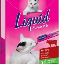 Vitakraft Cat Liquid-Snack hovězí a inulin - 6 x 15 g