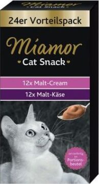 Miamor Cat Snack Sladový krém & Sladový sýr Multibox - 24 x 15 g