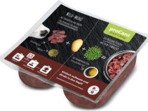 proCani frisch & fertig - Zvěřinové menu s bramborami a hráškem - 40 x 2 x 200 g