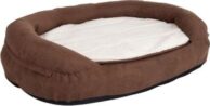 Oválný pelíšek pro psy Memory, hnědý - D 117 x Š 72 x V 24 cm