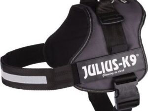 JULIUS-K9® Power postroj - antracitový - Vel. 1/L: 66–85 cm