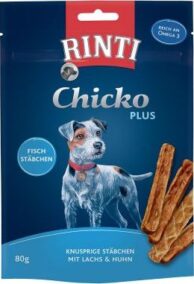 RINTI Extra Chicko Plus rybí tyčinky - 3 x 80 g