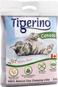 Tigerino Canada kočkolit s vůní bílých růží - 12 kg