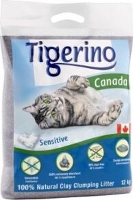 Kočkolit Tigerino Canada Sensitive - s neutrální vůní - 12 kg