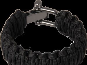 Náramek Paracord BLACK II. L/XL