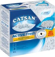 Catsan Active Fresh hrudkující kočkolit - Výhodné balení: 2 x 8 l