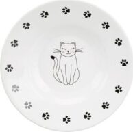 Trixie keramický talíř pro kočky s krátkým nosem - 200 ml, Ø 15 cm