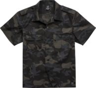 Brandit Košile US Shirt Ripstop 1/2 Arm darkcamo 5XL
