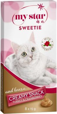 My Star is a Sweetie - Krocan s brusinkami Creamy Snack Superfood - 8 x 15 g