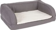 Ortopedický pelíšek pro psy - šedý L: D 115 x Š 70 x V 32cm Ortopedický pelíšek pro psy - šedý