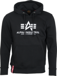 Alpha Industries Mikina Basic Hoody černá S