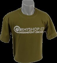 Tričko ARMYSHOP.CZ olivová XL