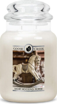 Goose Creek - Houpací koník ze slonoviny Aromatická svíčka ve skle 680 g