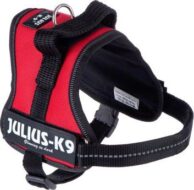 Postroj JULIUS-K9® Power – červený - Vel. 1: 66 - 85 cm obvod hrudníku