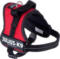 Postroj JULIUS-K9® Power – červený - Vel. 2: 71 - 96 cm obvod hrudníku