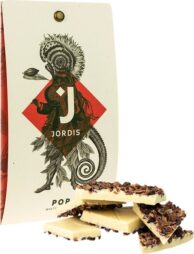 Jordi's bílá čokoláda 40% s kousky kakaových bobů 50g