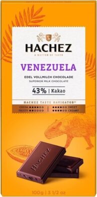 Hachez čokoláda Cocoa Venezuela mléčná 43% 100g