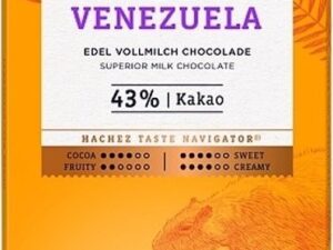 Hachez čokoláda Cocoa Venezuela mléčná 43% 100g