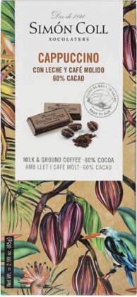 Simón Coll mléčná čokoláda 60% Cappuccino 85g