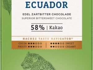 Hachez čokoláda Cocoa Ekvádor 58% 100g