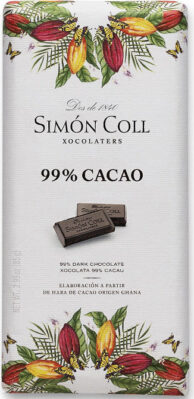 Simón Coll tmavá čokoláda 99% cocoa 85g
