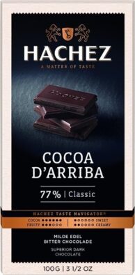 Hachez čokoláda Cocoa d´Arriba 77% cocoa 100g
