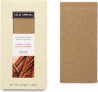 Cacao Sampaka bílá čokoláda se skořicí 100g