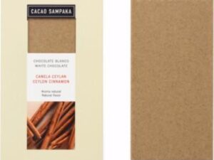 Cacao Sampaka bílá čokoláda se skořicí 100g
